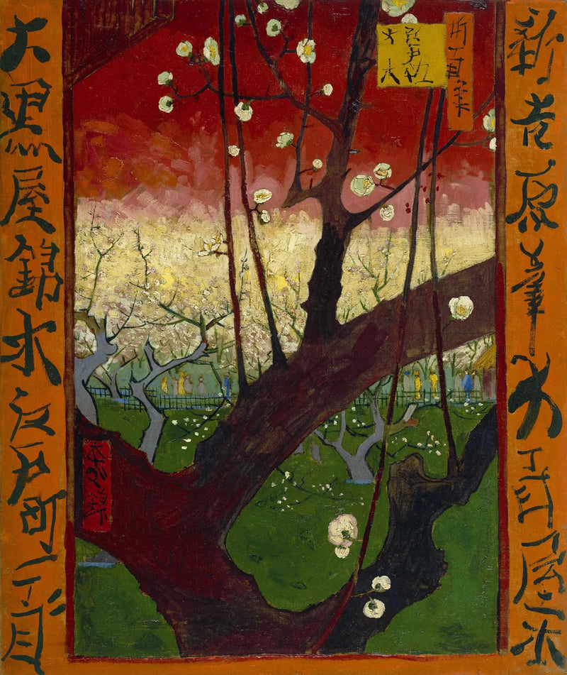 Ciruelo en flores, según Hiroshige - Vincent van Gogh