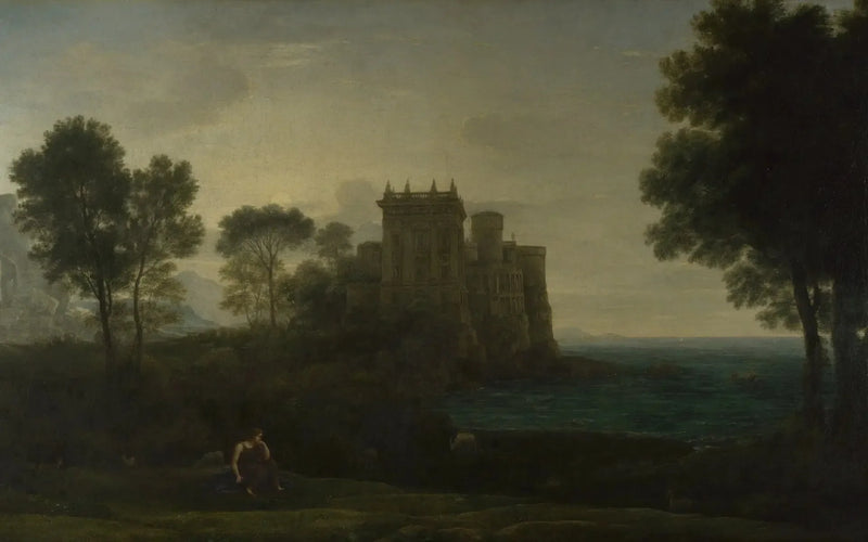Psicé frente al palacio del Amor - Claude Lorrain