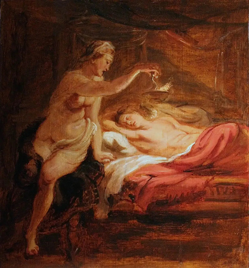 Psique y el Amor - Peter Paul Rubens
