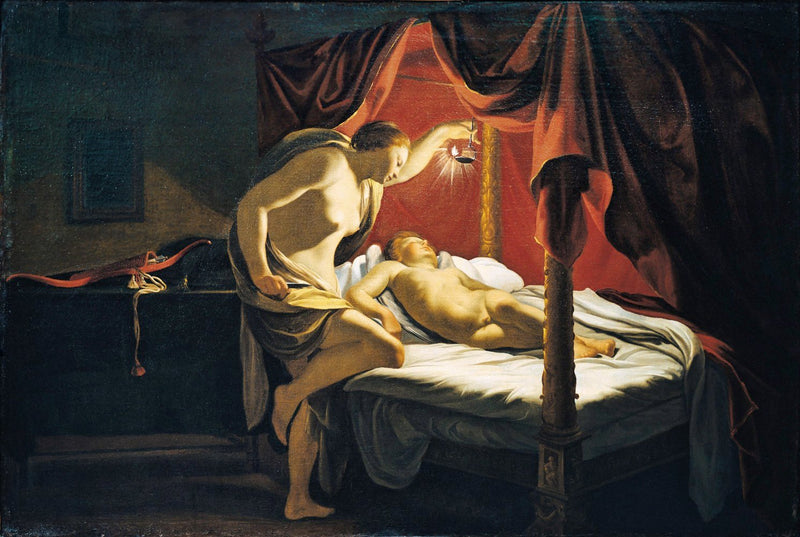 Psicé y el Amor - Simon Vouet