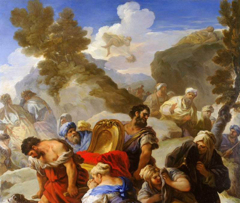 Psicé expuesta en una roca - Luca Giordano