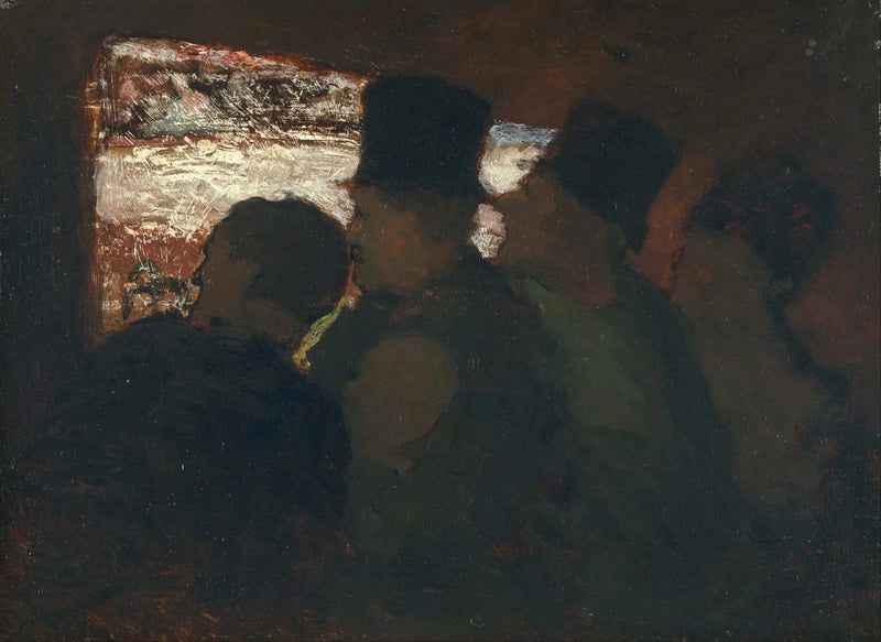 Público del teatro - Honoré Daumier