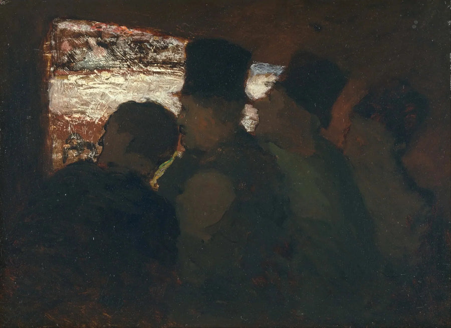 Público del teatro - Honoré Daumier