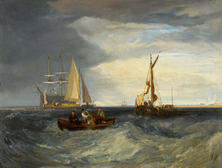 Purfleet y la costa de Essex vistas desde Long Reach - J. M. W. Turner