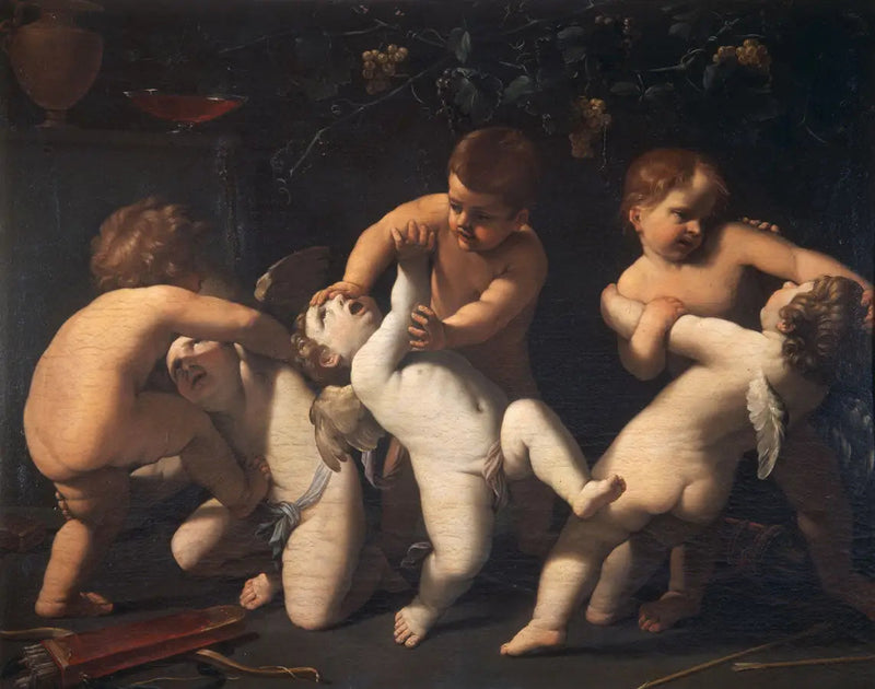 Putti combatientes - Guido Reni