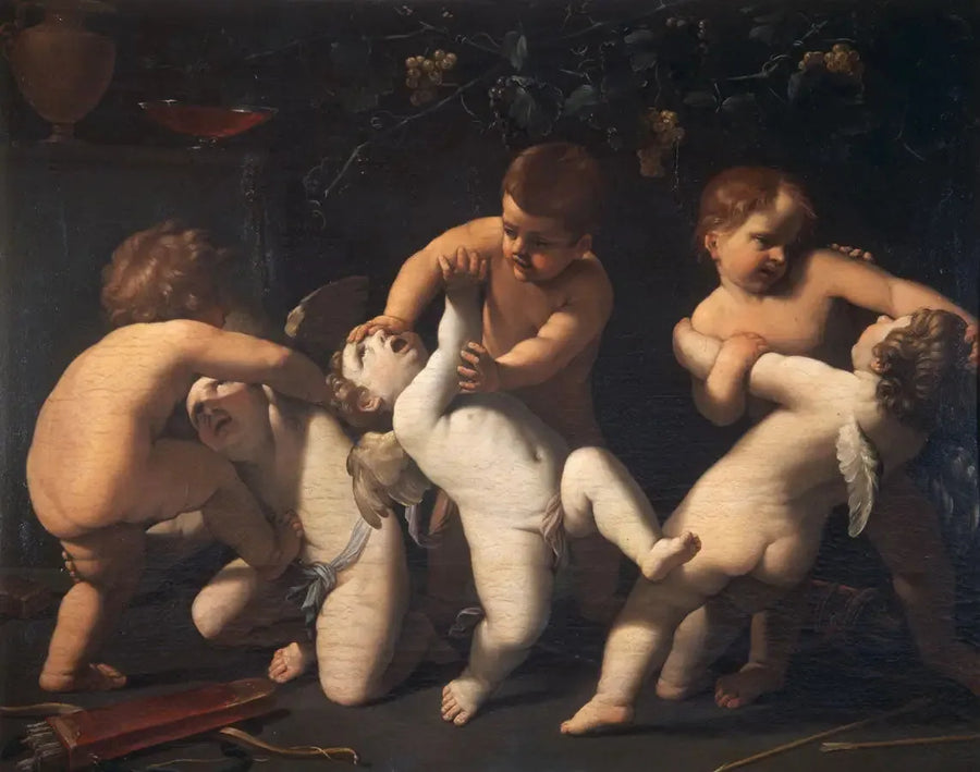Putti combatientes - Guido Reni