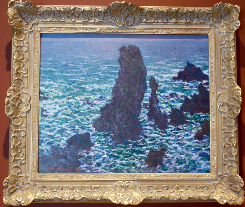 Las pirámides de Port-Coton W1086 - Claude Monet