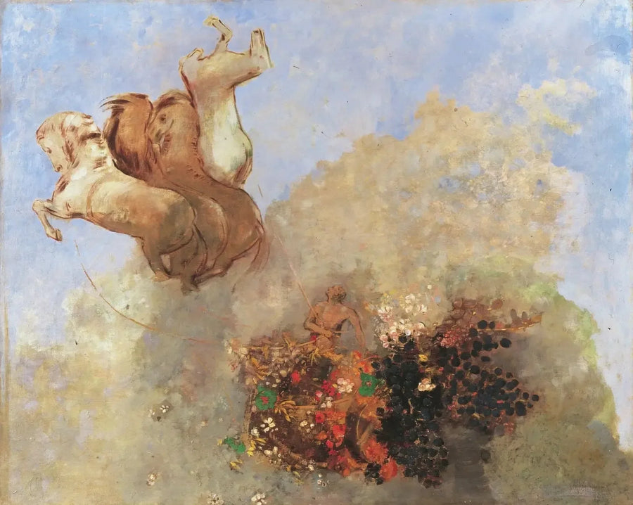 Cuadriga, el carro de Apolo - Odilon Redon