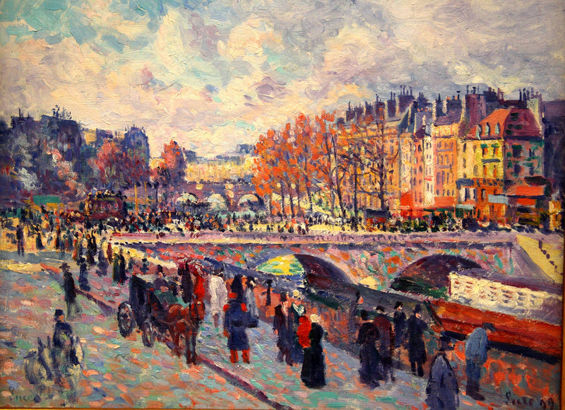 Quais de Sena en París - Maximilien Luce