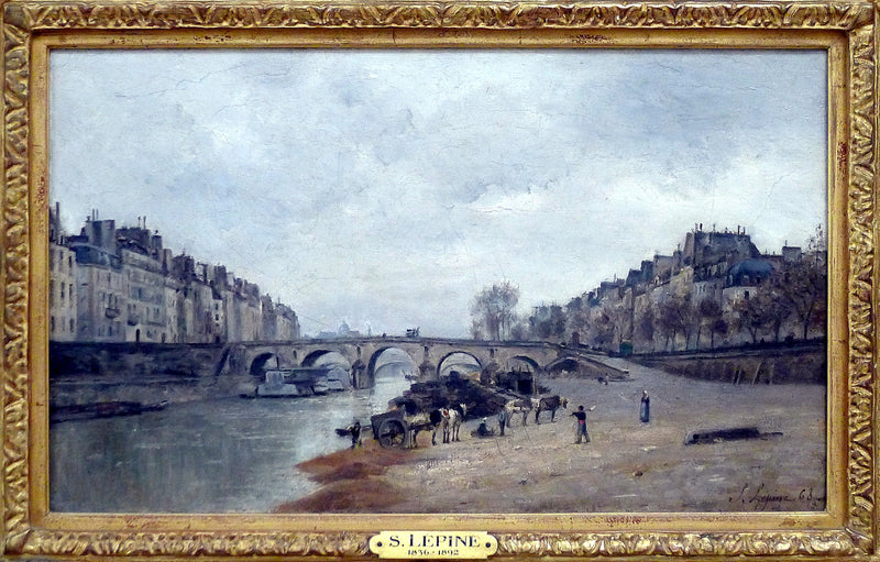 Quais des Célestins, con el puente Marie - Stanislas Lépine