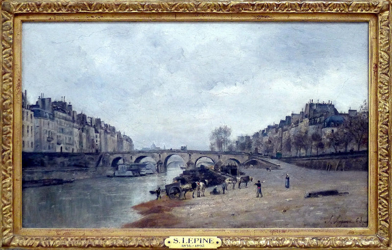 Quais des Célestins, con el puente Marie - Stanislas Lépine