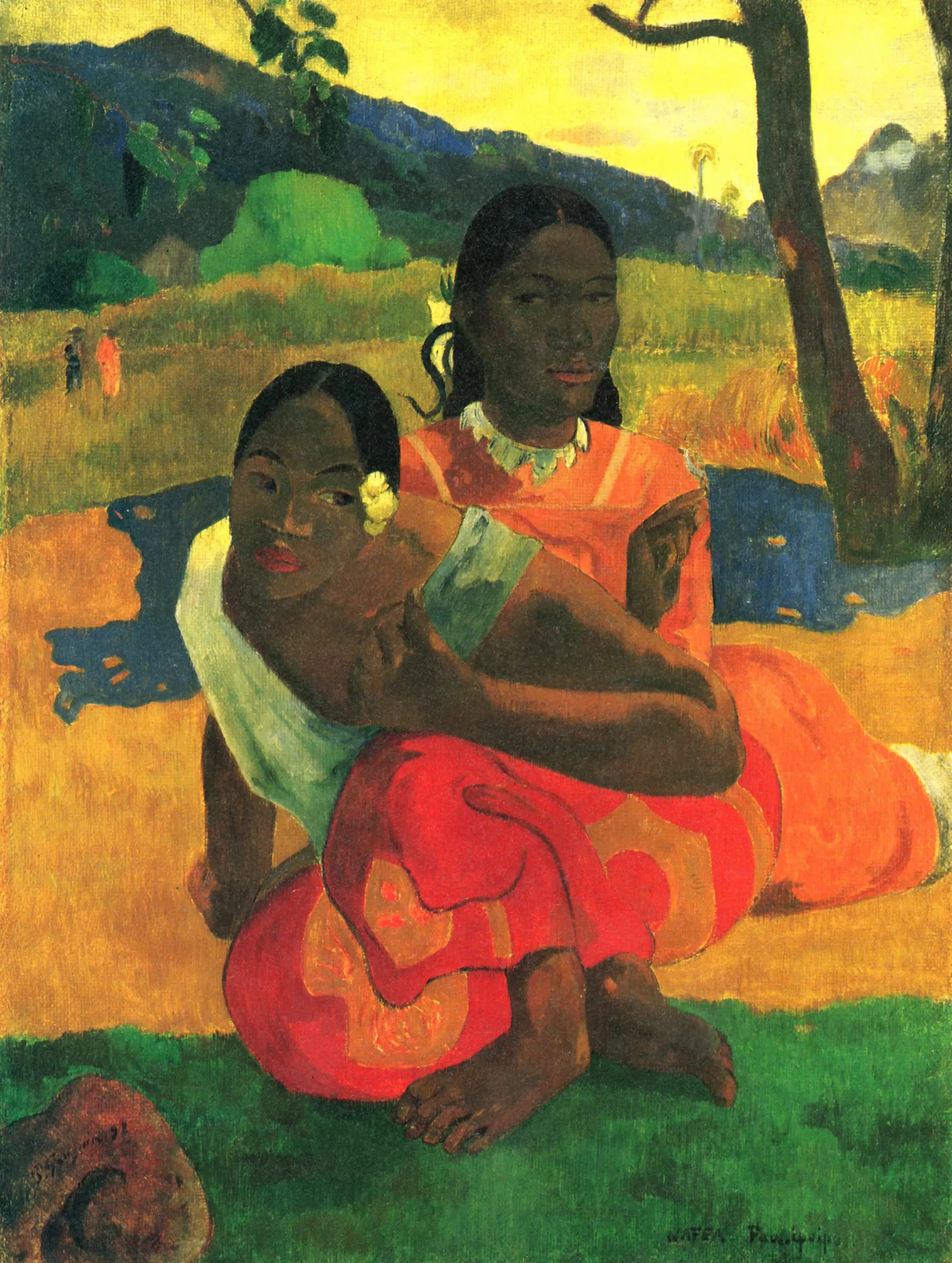 Reproduction du tableau « Quand te maries-tu ? - Paul Gauguin » par Alpha Reproduction en peinture à l’huile