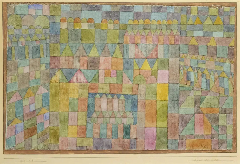 Barrio del Templo de Pert - Paul Klee