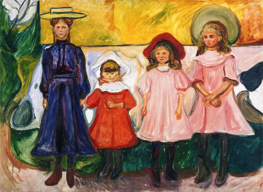 Cuatro Chicas en Åsgårdstrand - Edvard Munch