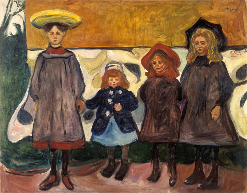 Cuatro Chicas en Åsgårdstrand - Edvard Munch