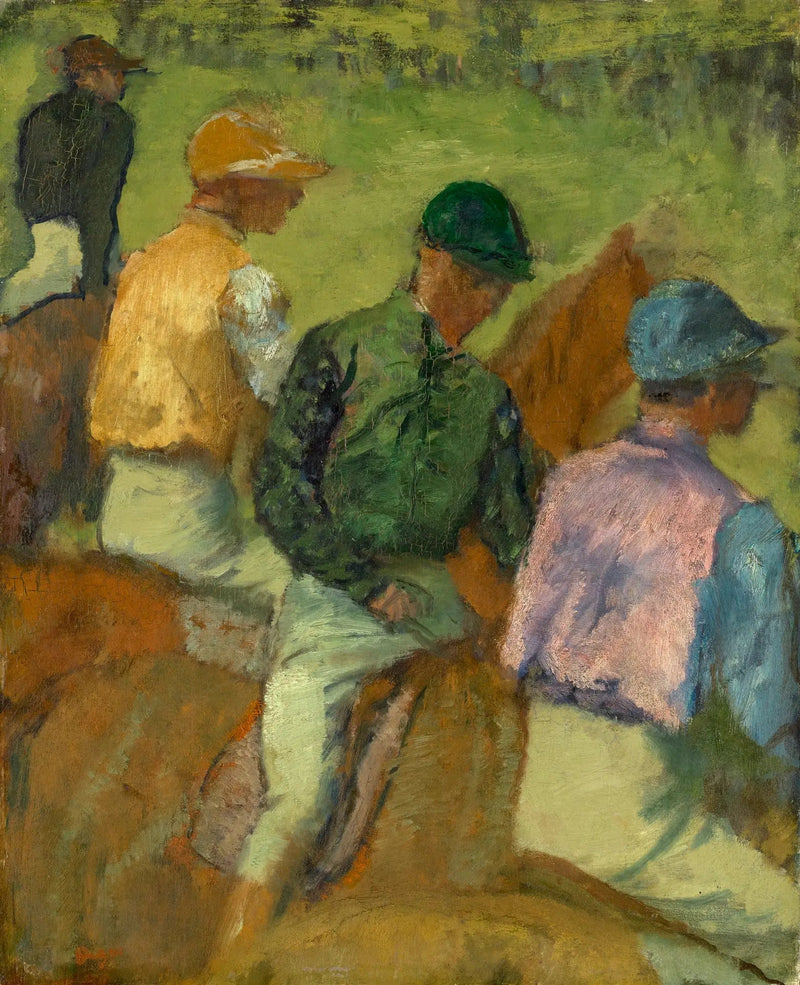 Cuatro jinetes - Edgar Degas