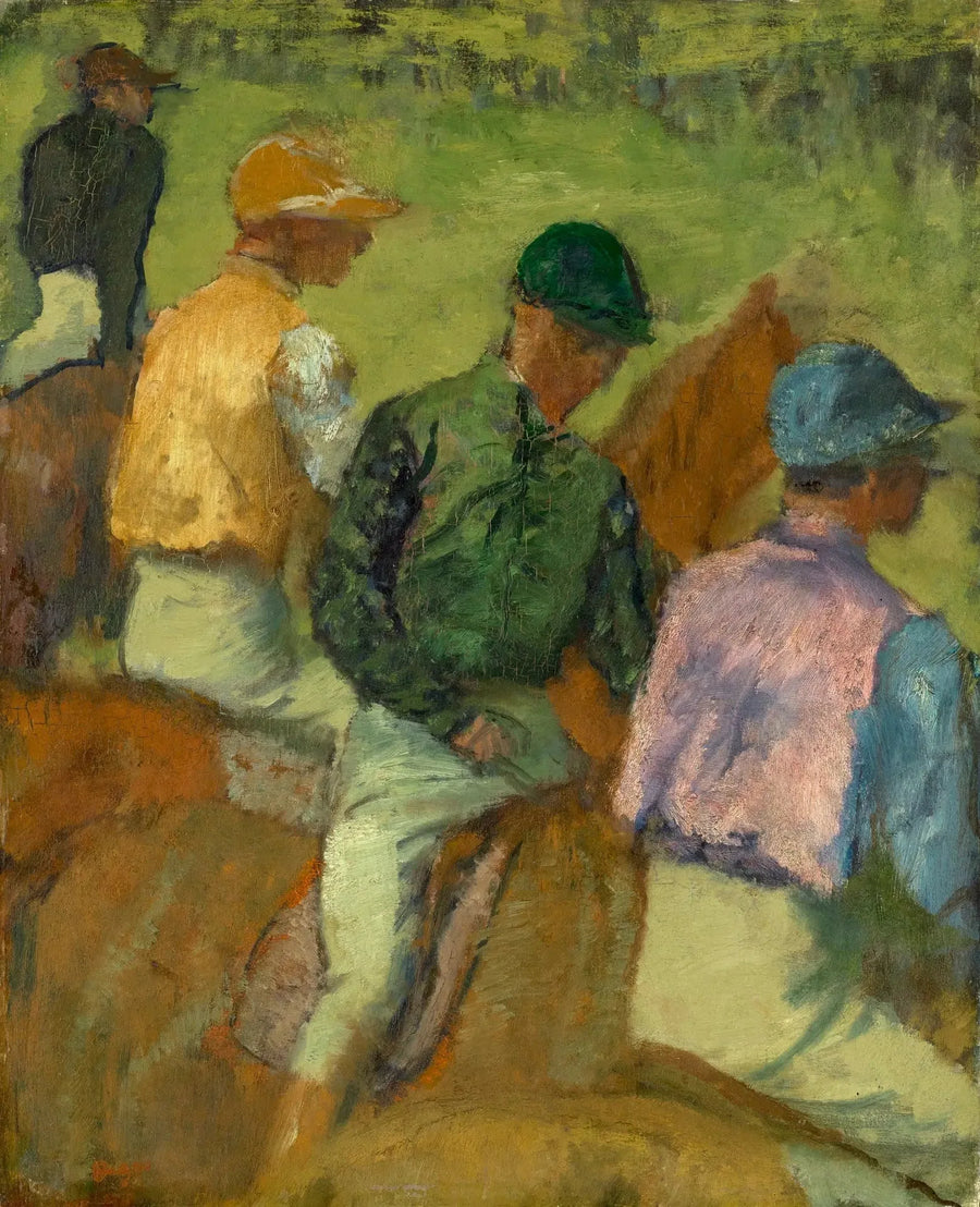 Cuatro jinetes - Edgar Degas