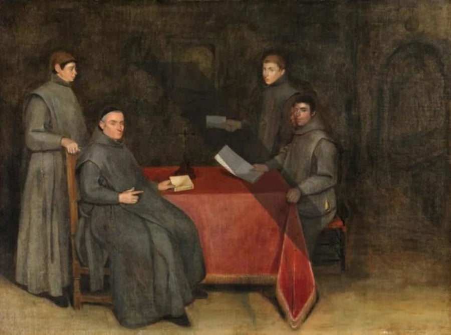 Quatre moines franciscains - Gerard ter Borch