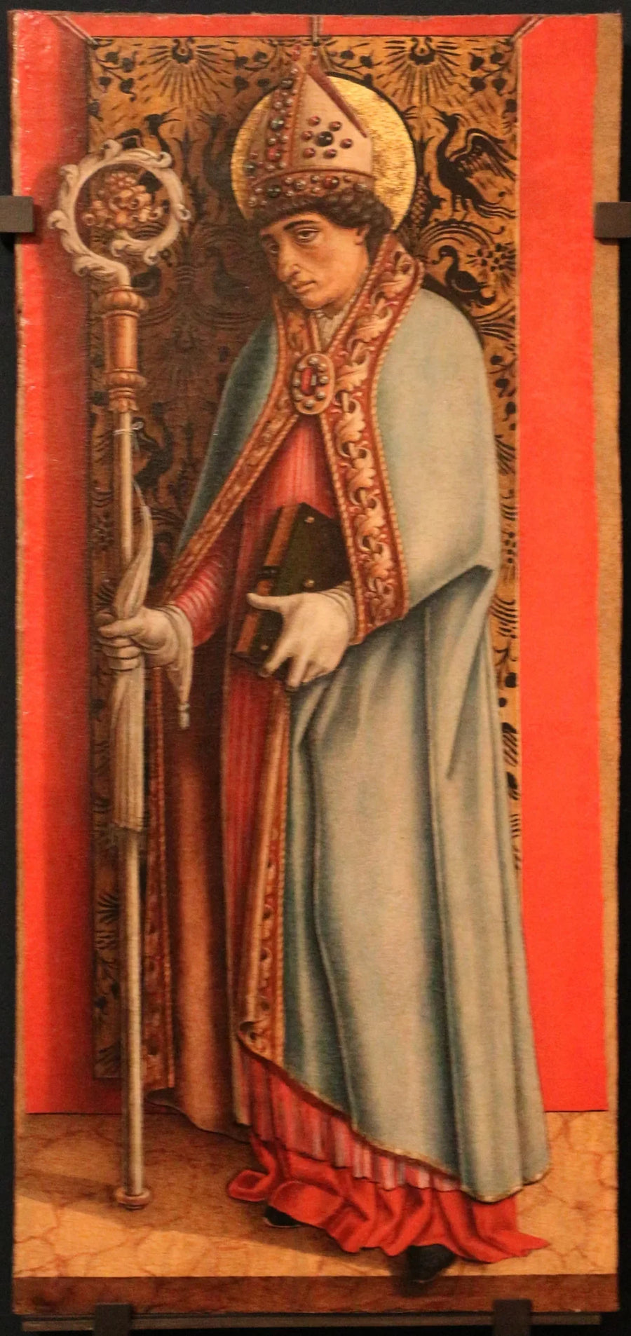 Cuatro santos y bienaventurados: san Émygdius - Carlo Crivelli