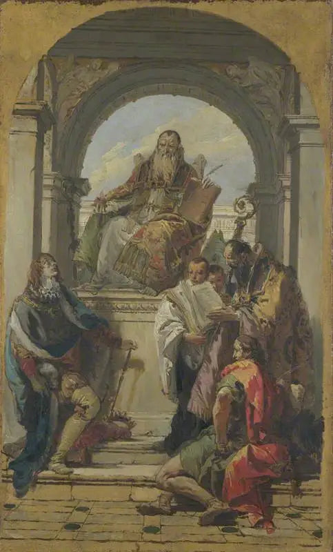 Cuatro Santos - Giovanni Battista Tiepolo