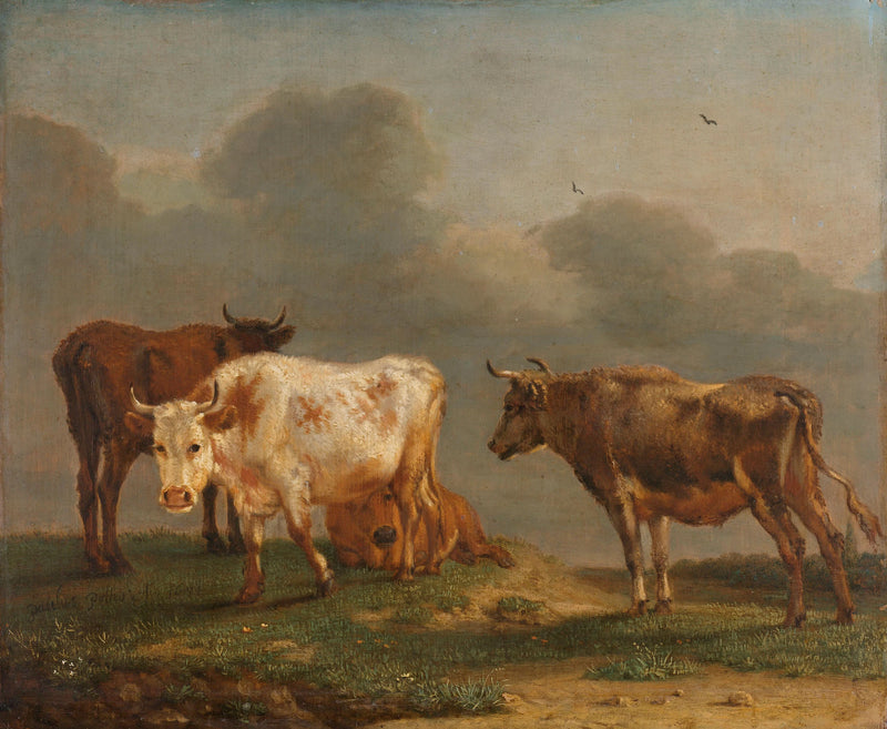 Quatre vaches dans le pré - Paulus Potter