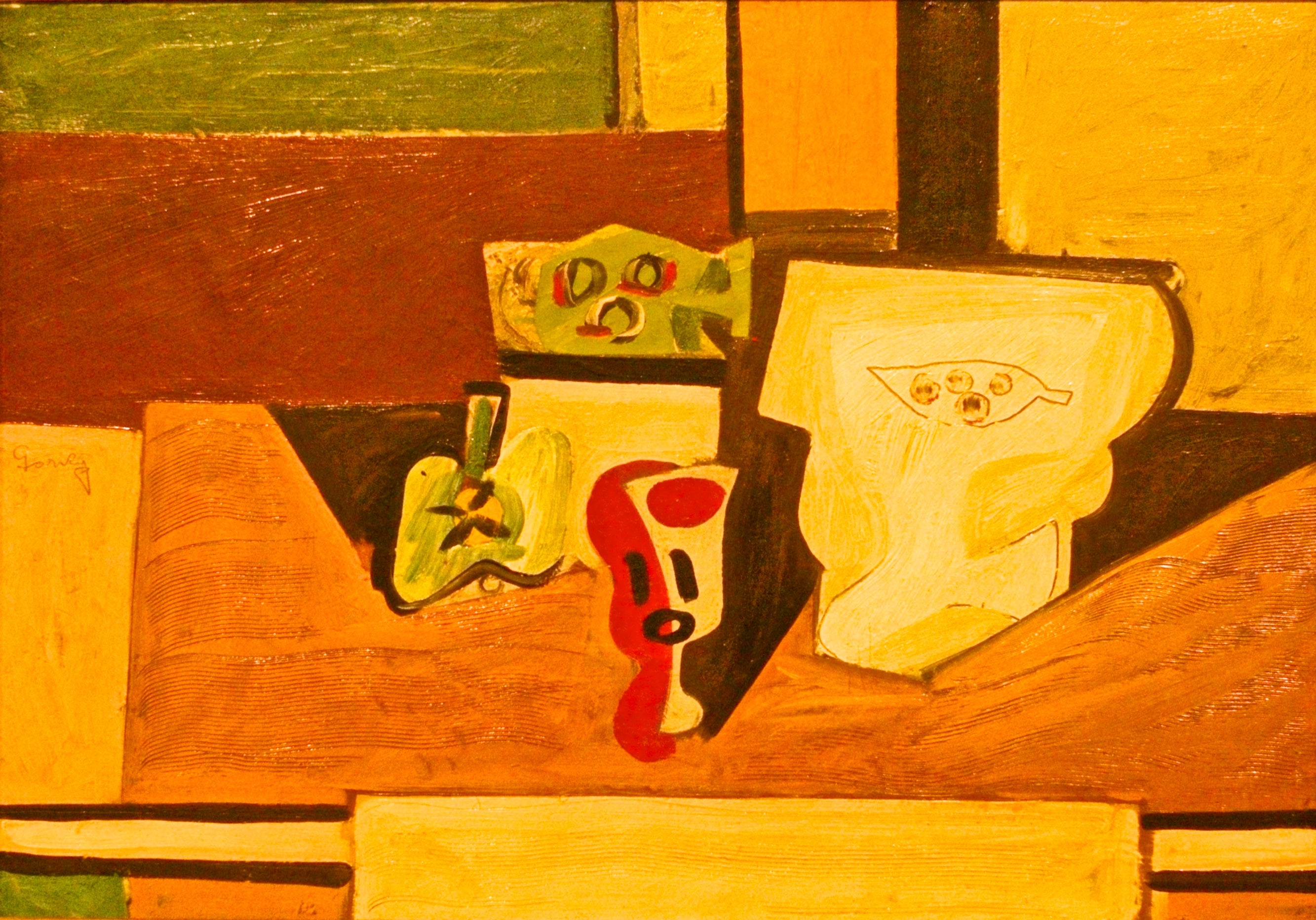 Quatuor - Arshile Gorky image 1 copie de tableau peinte à la main