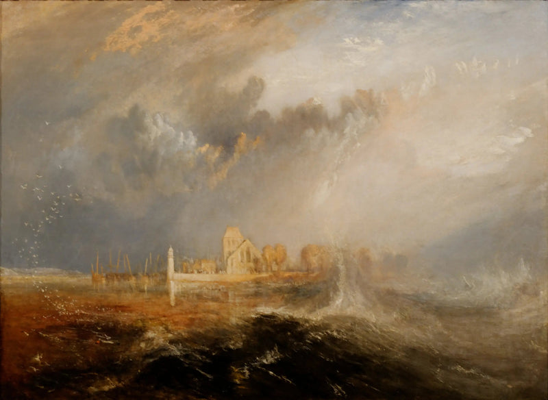Quillebeuf, desembocadura del Sena. - J. M. W. Turner