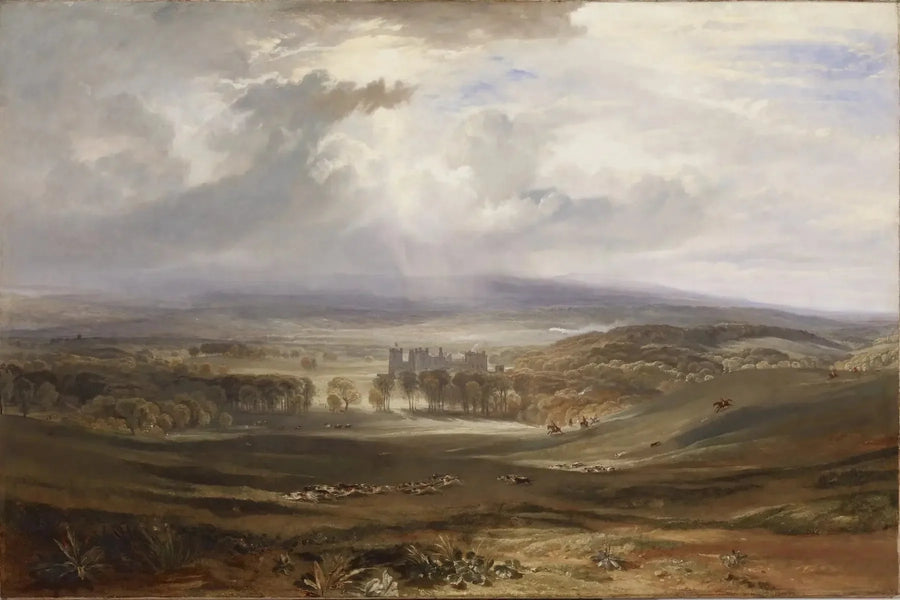 Castillo de Raby, la Sede del Conde de Darlington - J. M. W. Turner