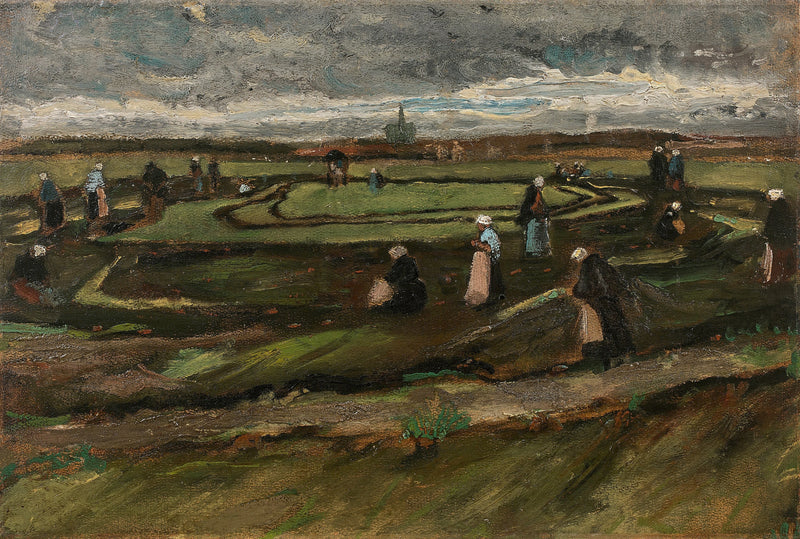 Remendadoras de redes en las dunas - Vincent van Gogh