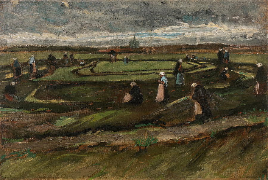 Remendadoras de redes en las dunas - Vincent van Gogh
