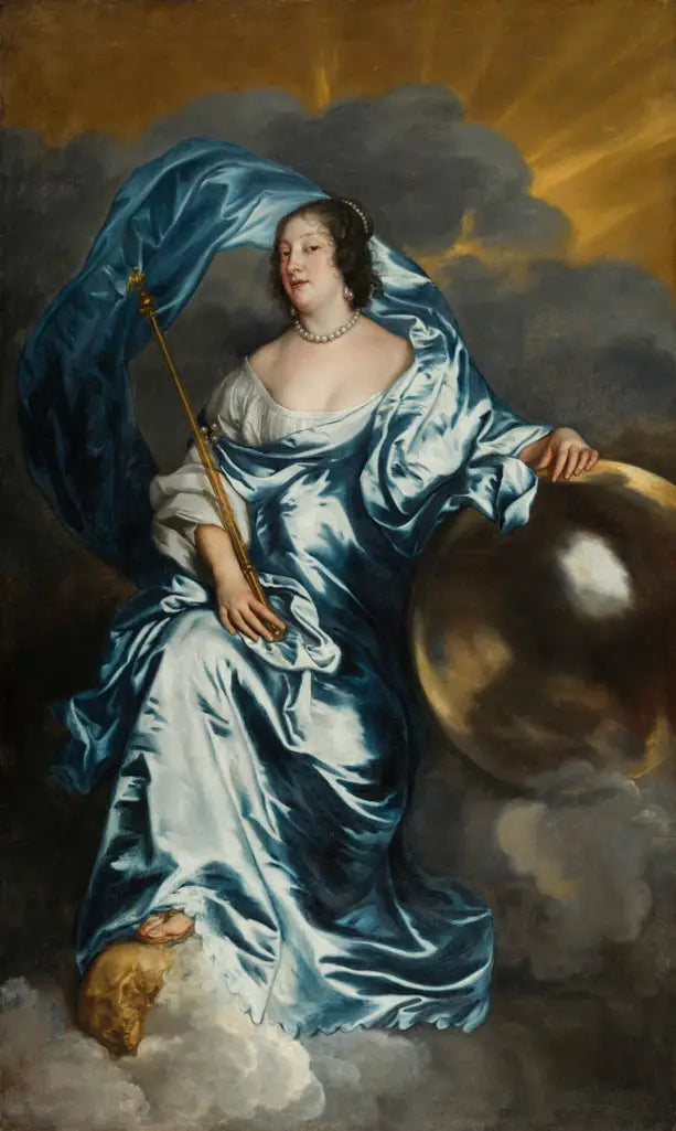 Rachel de Ruvigny, condesa de Southampton, en el papel de Fortuna - Antoine van Dyck