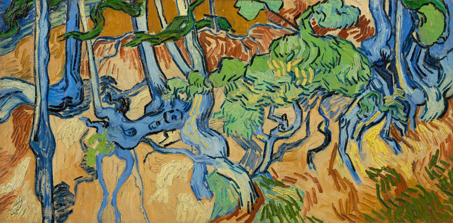 Raíces de árboles - Vincent van Gogh