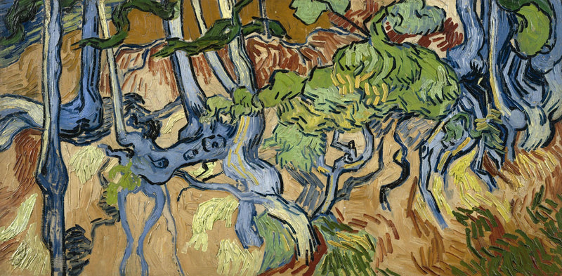 Raíces de árboles - Vincent van Gogh