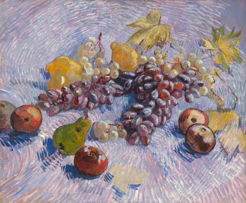 Manzanas, peras, limón y uva - Vincent van Gogh