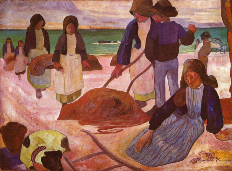 Recolectoras de algas (II) - Paul Gauguin