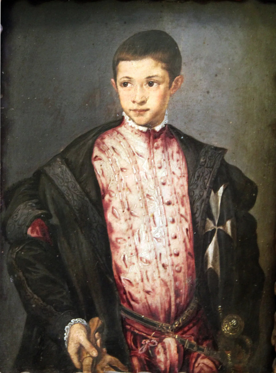 Ranuccio Farnese (1530-1565) a los 12 años - Francesco Salviati