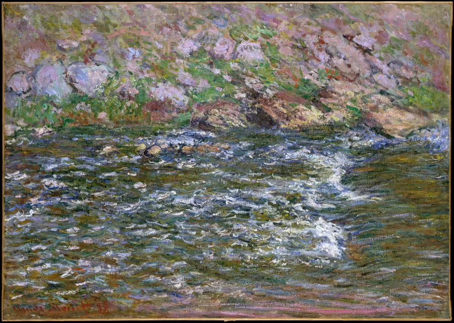 Rápidos en la pequeña hondonada en Fresselines - Claude Monet
