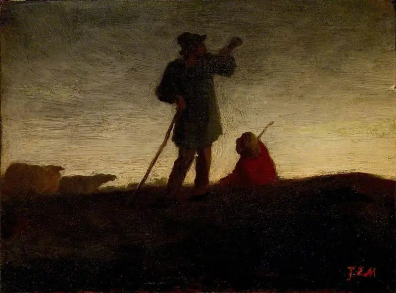 Recordatorio del rebaño - Jean-François Millet