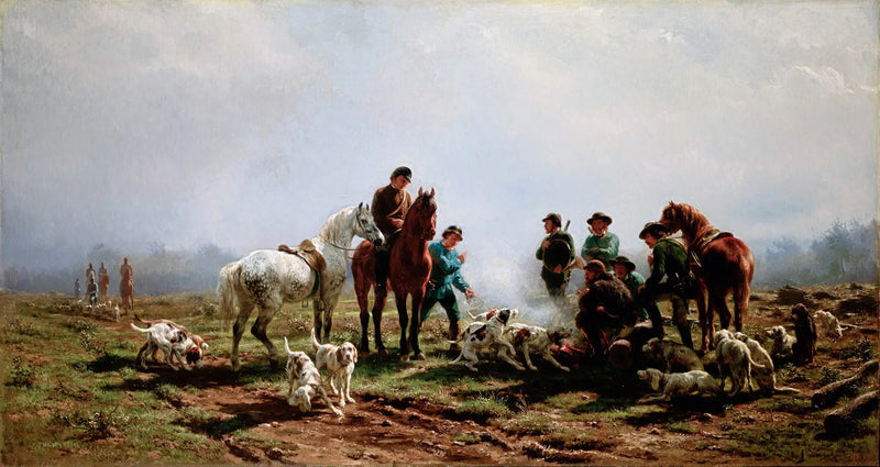 Reunión para la caza - Rosa Bonheur
