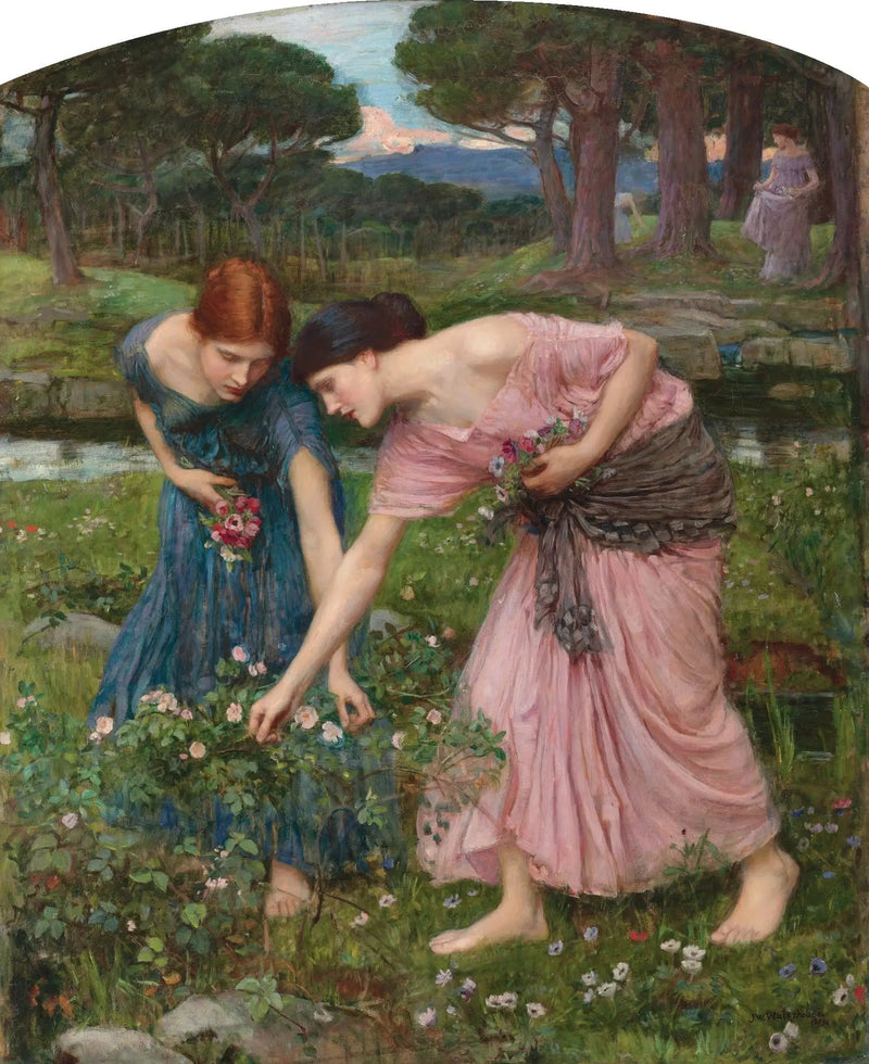 Reúne los botones de rosa mientras puedas - John William Waterhouse