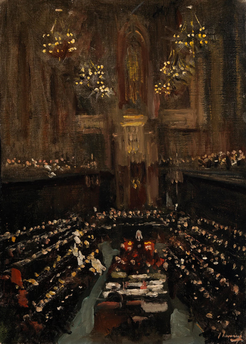 Ratificación del Tratado de Irlanda por la Cámara de los Lores inglesa, 1921 - John Lavery