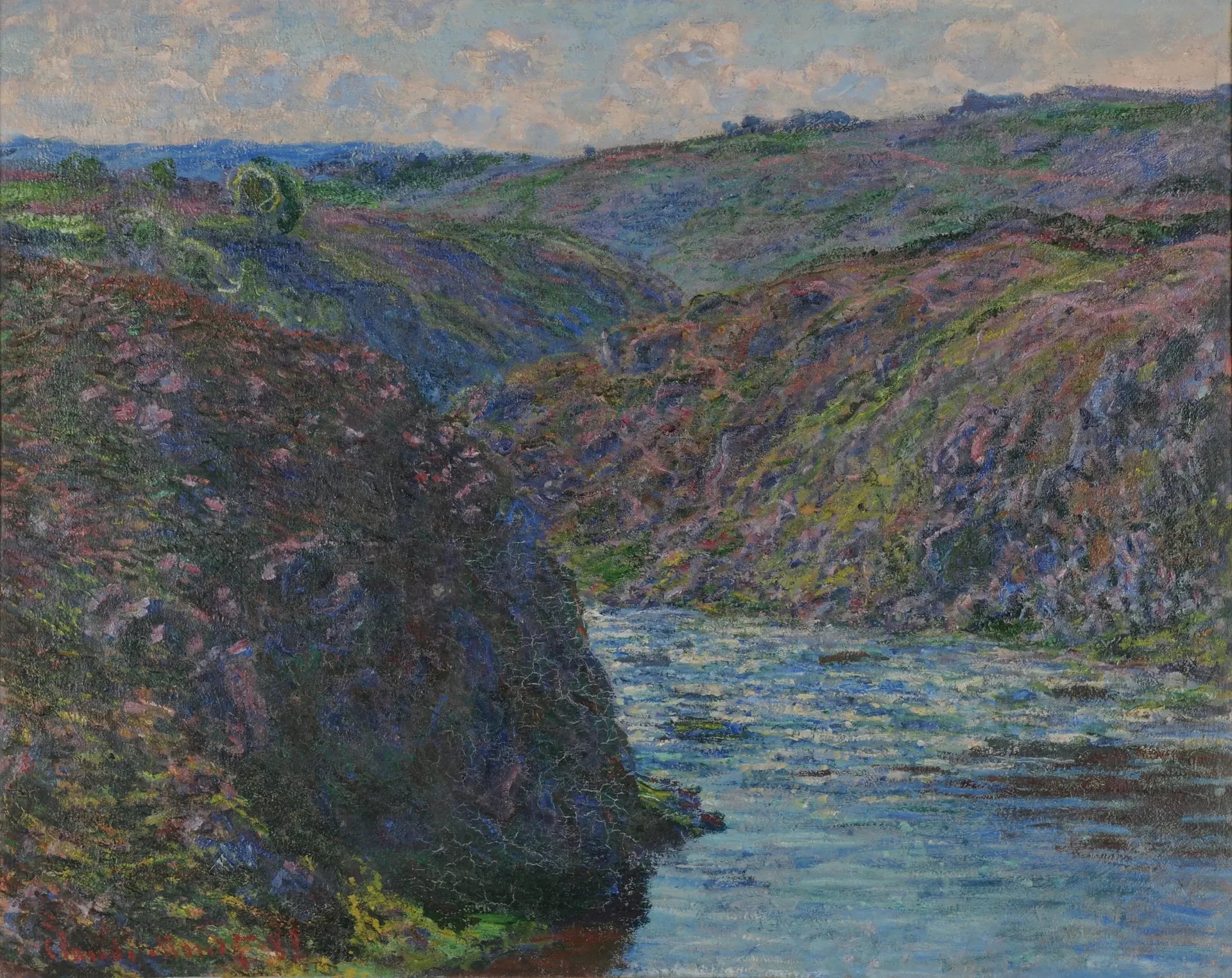 Les Ravins de la Creuse W1220 de Claude Monet – musée des Beaux-Arts de Reims 907.19.192