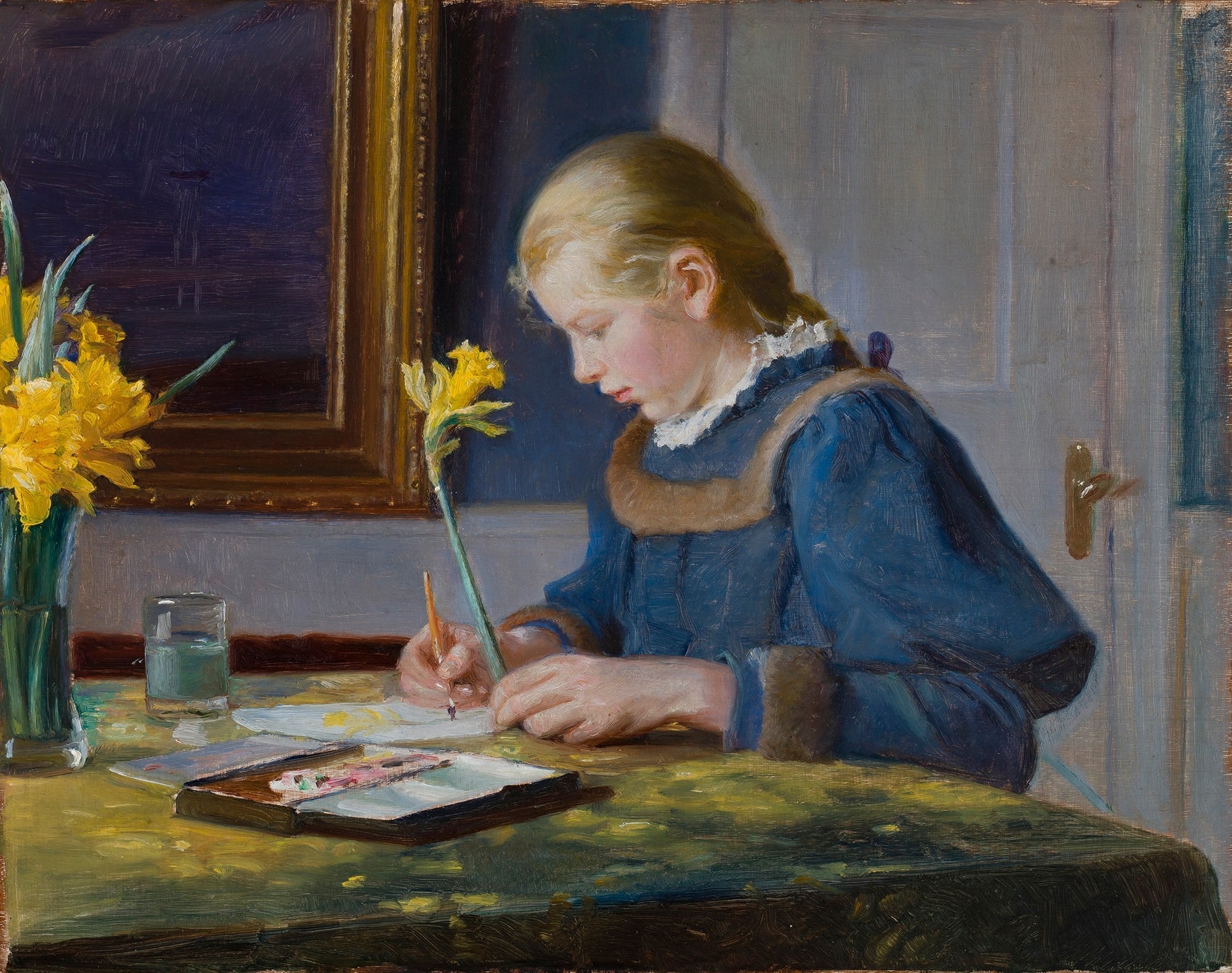 Réaliser une aquarelle - Michael Peter Ancher image 1 tableau peint à l’huile sur toile