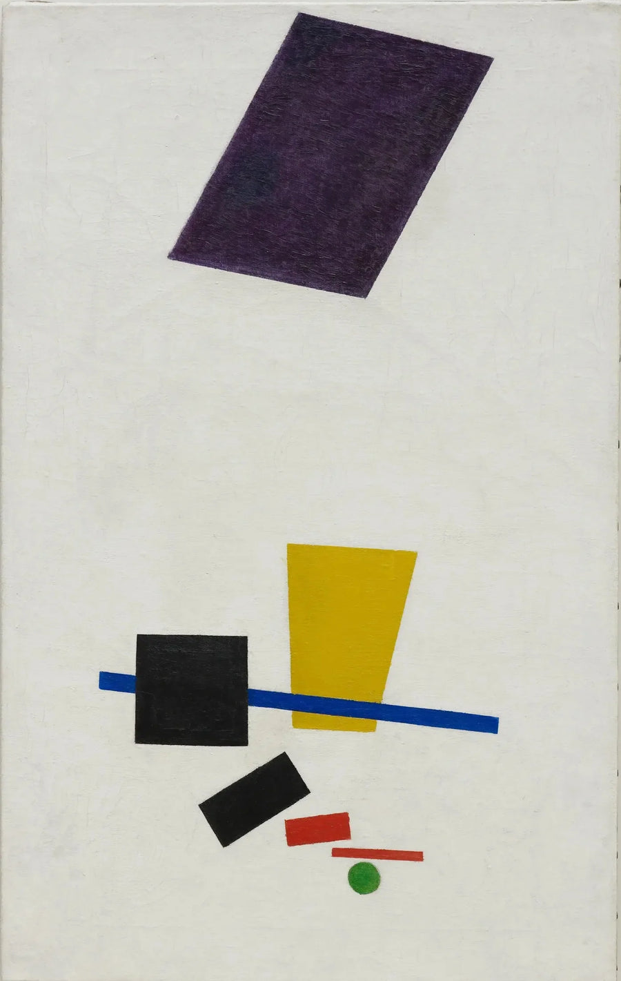 Realismo pictórico de un jugador de fútbol - Masas de colores en la cuarta dimensión - Kazimir Malevich