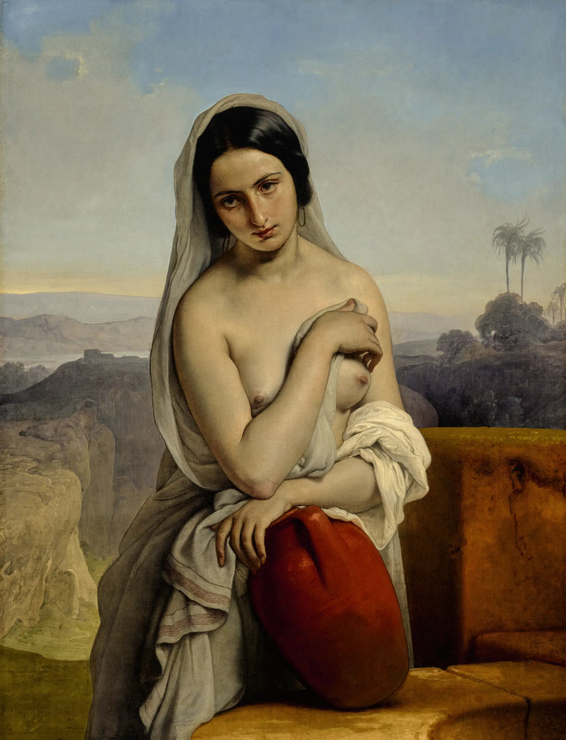 Rebeca en el pozo - Francesco Hayez