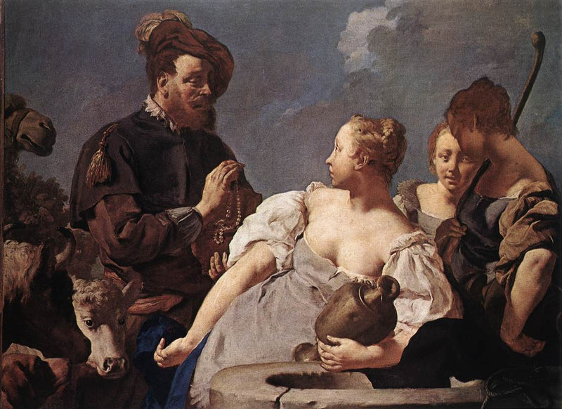 Rebeca en el pozo - Giovanni Battista Piazzetta