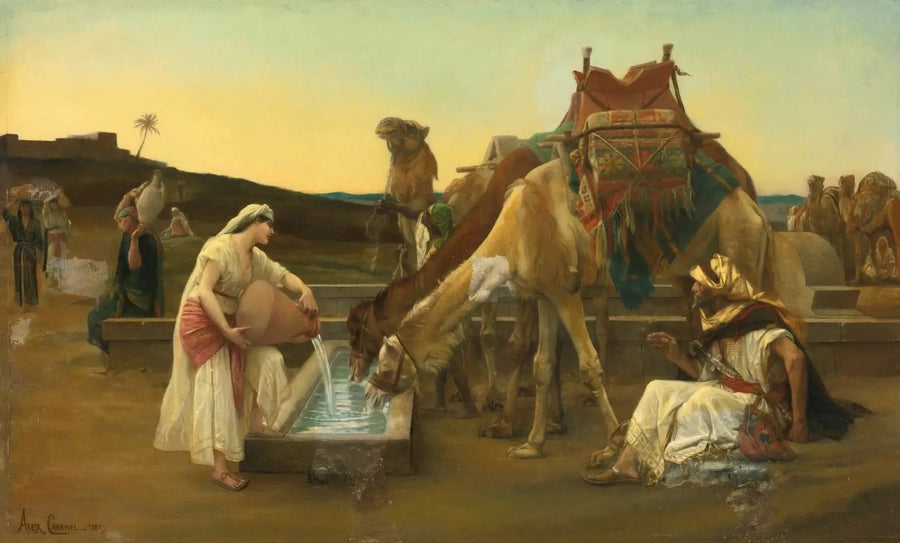 Rebeca y Eliezer - Alexandre Cabanel