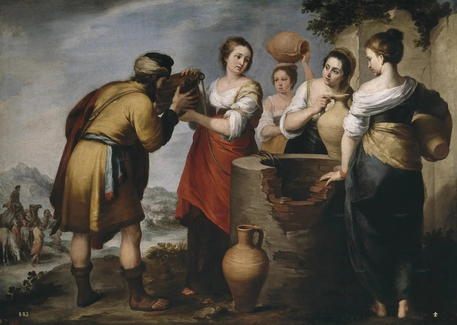 Rebecca y Eliezer - Bartolomé Esteban Murillo