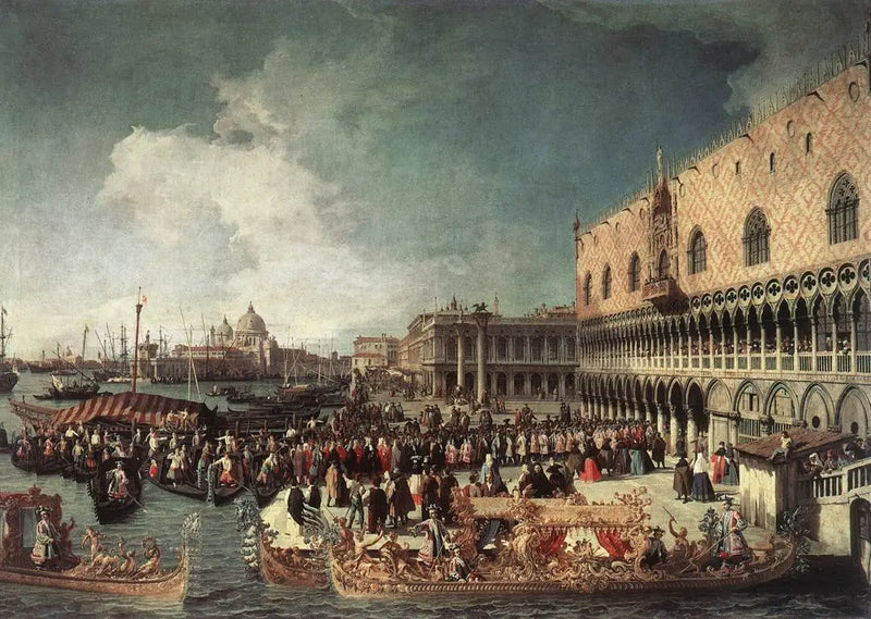 Recepción del embajador en el palacio del Dogo - Canaletto