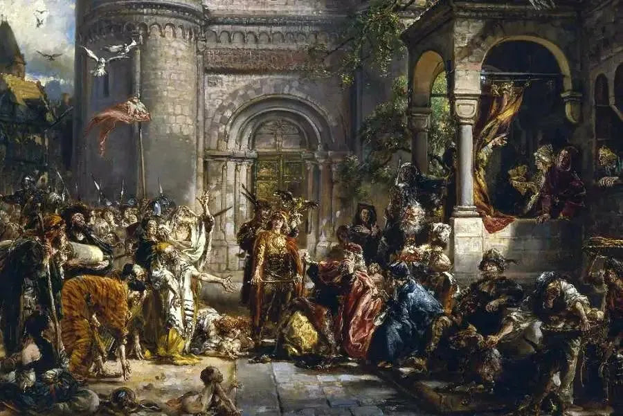 Recepción de los Judíos 1096 d.C. - Jan Matejko